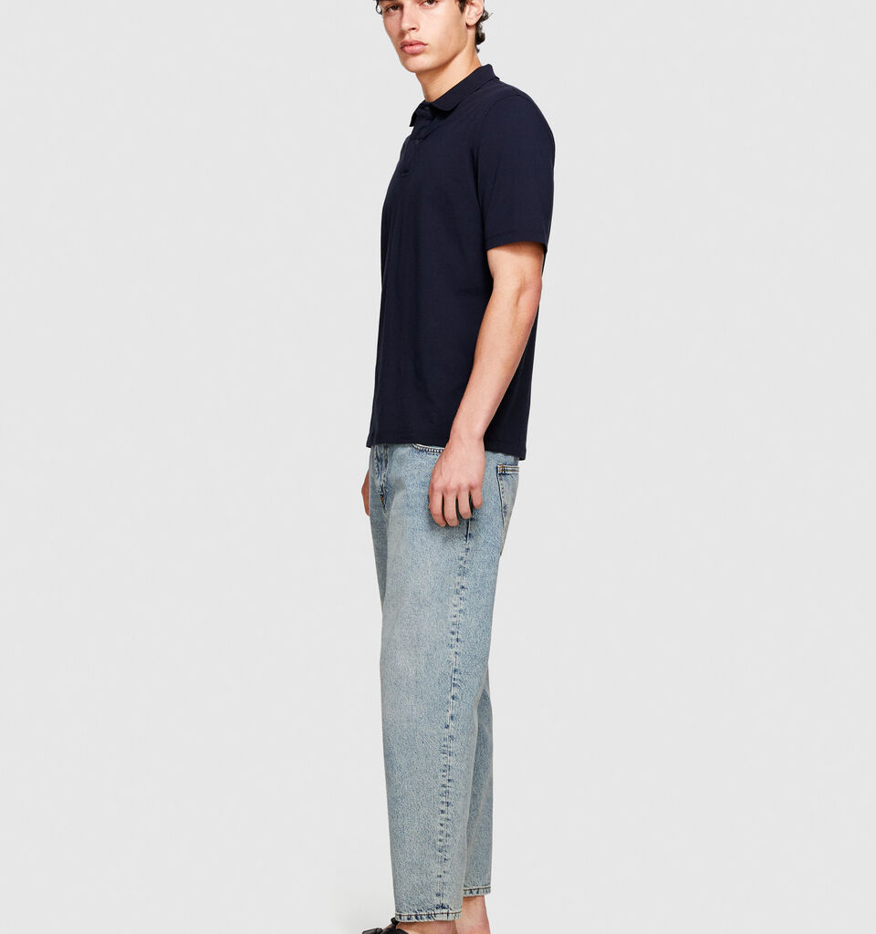 Regular fit polo - men's polos - Dark Blue | Sisley image number 2